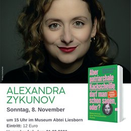 Lesung mit Bestsellerautorin Alexandra Zykunov