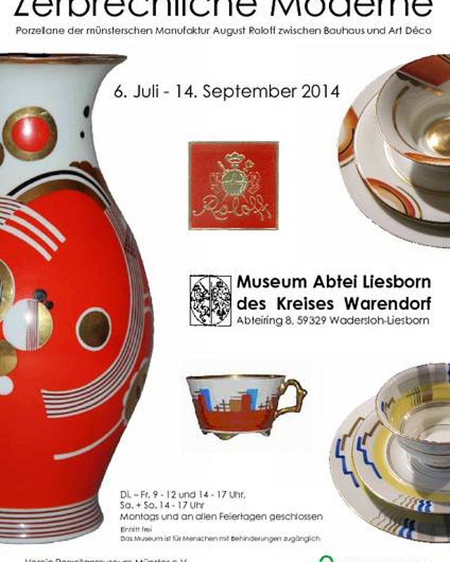 Zerbrechliche Moderne. Porzellan der münsterschen Manufaktur August Roloff zwischen Bauhaus und Art Déco